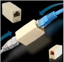 Network straight head RJ45 network cable connector network dual head network cable to Connector extension network cable