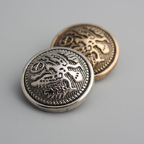 Coats High-end Button Buttons Men and Women Trench Clothes Hairy Metal Button British Silver Gold Suit Twist Button