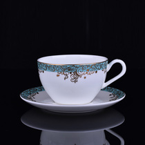 Bone China coffee cup set British coffee cup British Noble teacup ceramic cup ceramic cup saucer Jingdezhen bone china