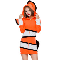 Clownfish Ocean Uniform Set Ocean Theme Party Dress cosolay Stage Clothing Halloween Costume Color