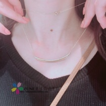 Japan Samantha Tiara Necklace Pendant 18 Spring K10 Brief Smiling Face Noble Diamonds Extravagant Blazing