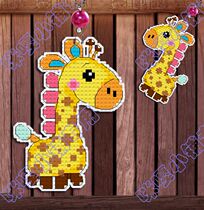 Miga cross stitch mobile phone chain pendant double-sided embroidery material bag S173 happy deer