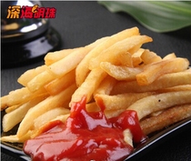 Frozen deep-fried fries family-packed fast food restaurant special 250g