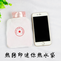 Heat transfer mini hot water bag custom hot water bag printing small hot water bag custom manufacturer wholesale
