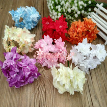 Simulation flower DIY wedding decoration flower simulation flower ring material chest flower hand holding flower mesh shooting props Da Sakura bouquet