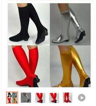 Minority Mongolian Tibetan uniform military dance dance performance stage performance shoes - elastic high boots