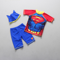 Foreign trade children boys boys boys boys split swimwear suit sunscreen surf suit tide boy exported to Europe and the United States
