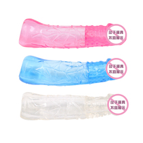 Jiuai men use widened Crystal condom condom husband and wife erotic clitoris stimulating adult sex products