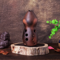  (Yunxin)Hand-made Xun A-tuned pottery Xun Gourd Xun Playing and playing national musical instruments