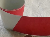 Order to make color coated sheet Sheet Iron Floor Insulation With Skirting Warning Sign Red White Yellow Black Building Floor