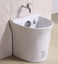  Ceramic mop pool Automatic drainage sewer mop pool Balcony small mop pool Floor mop basin Mop basin