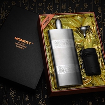 High-end German imported 304 stainless steel jug kettle Outdoor portable 1 kg thickened kettle Retro jug