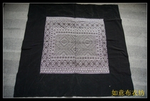 Old woven cotton handmade textile cotton bottom cotton silk Guangxi Dai brocade exquisite hand craft quilt K231