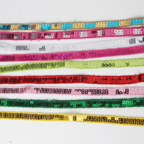 Bright sheet with bead sheet band Ornament Accessories Diy Clothing Accessories Accessories Dance accessories Wedding Dress Accessories