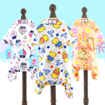 Dog clothes autumn and winter clothes pet clothes Teddy VIP Pumi puppies cartoon printed four-legged clothes