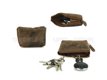 Direct mail German GB leather men and women retro key chain bag coin bag coin bag