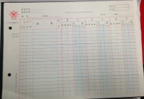 Written Thick B Type 504-2 Item Ledger) Material Ledger