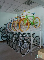 JCH316 double-layer bicycle display stand 2-layer mountain bike placement rack two-story Road car display shelf