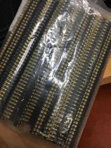  HIGH-QUALITY gold-PLATED 2*40P round hole row seat double row female seat row female socket round row pin spacing 2 54MM