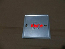 Thickened type 86 iron box cover plate Metal junction box cover plate concealed box cover plate galvanized junction box cover