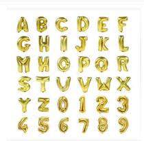 English letter aluminum film balloon gold aluminum film balloon aluminum film letter a-z 26 letter combination letters
