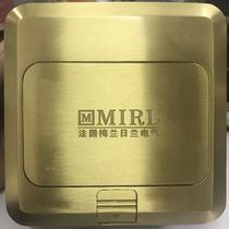 MIRL France Merlin Gerin inserted into hole di cha zuo pop-up pop-up di cha zuo copper waterproof