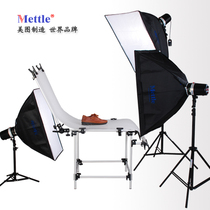 METTLE flash camera light set studio set shooting table set soft box