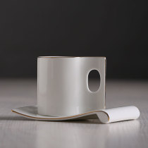 European creative bone china coffee set coffee cup saucer set personality ceramic tea cup Cup Mug Cup
