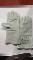 Jettek 35cm welding gloves double-layer cowhide non-hot welding gloves lengthy wear-resistant welding gloves