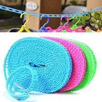 Windproof clothesline Non-slip clothesline Indoor cool clothesline Drying clothes rope Outdoor windproof clip hanging clothesline