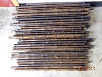Nine-section Purple Bamboo Flute material hole material flute material Black Tiger without root processing customized