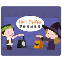 Holiday holiday mouse pad Halloween mouse pad Halloween gift DIY mouse pad specification 18*22*0 3cm