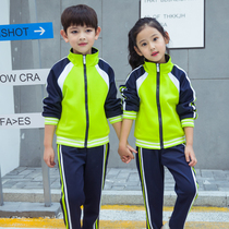 Primary school uniforms class clothes suit long sleeves kindergarten garden clothes sports clothes autumn clothes college wind spring and autumn shipping action will