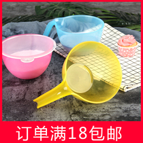  Baking tools Korean framed color mixing bowl Cream color mixing bowl Icing color mixing bowl Cream cream mixing bowl Hummus