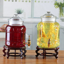 Super Xingli lead-free thick glass bottle sparkling wine bottle with faucet wine bottle sealed can ginseng wine bottle