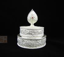 Tibetan spread for pint Nepali pure handmade to make pure silver Manza disc manda disc 10 5 Wonker