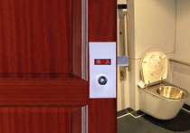 Toilet door lock has unmanned sign lock toilet door lock display lock has unmanned display door lock KTV door lock