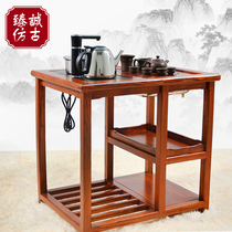 Solid wood Kung Fu tea table Antique solid wood Kung Fu tea Several elm tea table Kung Fu small tea table Tea table