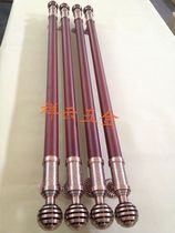 Chinese antique door handle Round tube Solid wood glass door handle Wooden door handle European antique door handle