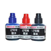 Deli marker ink S632 large head pen oily pen ink wear-resistant durable matching S552 new product