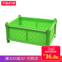 Old flower farmer balcony planting box combination extra large rectangular vegetable garden planting pot roof balcony vegetable box equipment