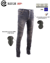 BIKE GP GP01 motorcycle jeans riding pants fall pants casual pants elastic memory protection Black