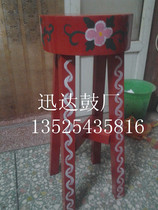 Manufacturer direct sales pot Flower Pot Drum Stool Movie painted drum Drum Stool bar stool