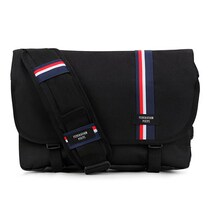  Duoduo Korean PEEPS striped with black oblique backpack