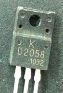 Digital accessories(original disassembly) D2058 = 2SD2058 triode TO-220