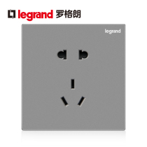  TCL Legrand switch socket panel light depth of field sand silver 5 five-hole two-three plug wall power supply Household 86 model