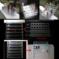 Multi-layer lipstick makeup rack aperture optional lipstick color makeup stand