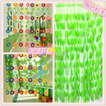  Kindergarten pendant Pendant Shopping mall shop decoration Classroom corridor ring creation decoration Fruit flower rattan wicker flower