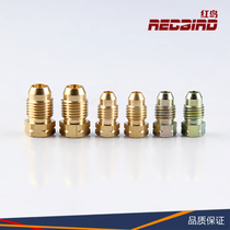 Copper hexagon plug tube cap outer teeth copper plug plane plug tube plug M8 * 1M10*1M12*1