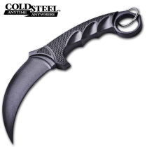  American cold Steel Plastic steel tiger claw knife Self-defense martial arts fighting fighting training knife COS props